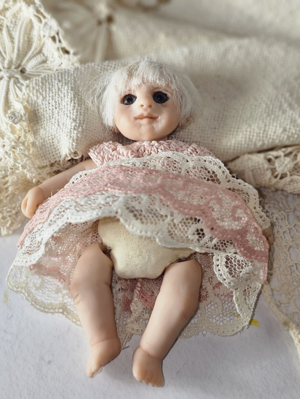 Baby Pixie Fairy Tiny Doll Teeny - Picture 5 of 7
